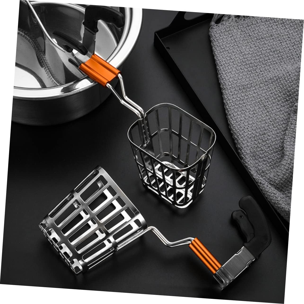 Ciieeo 3pcs Deepening Spoon Head Spoon Hot Pot Strainer Hot Pot Cooking Supplies Reusable Practical and Convenient