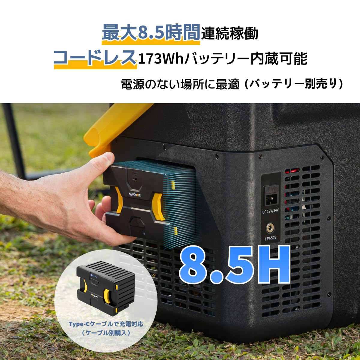 Amazon.co.jp: 【急速冷凍&アプリ対応】BougeRV ポータブル冷蔵庫 18L