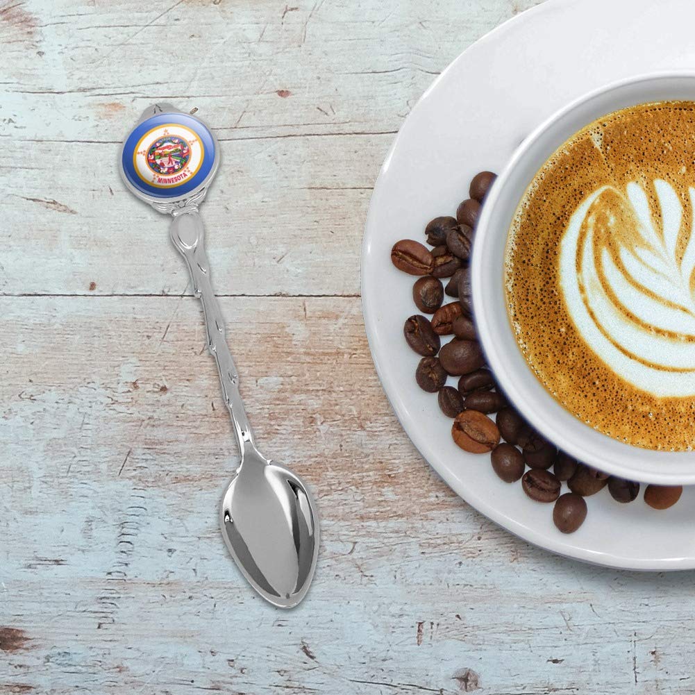 Minnesota State Flag Novelty Collectible Demitasse Tea Coffee Spoon