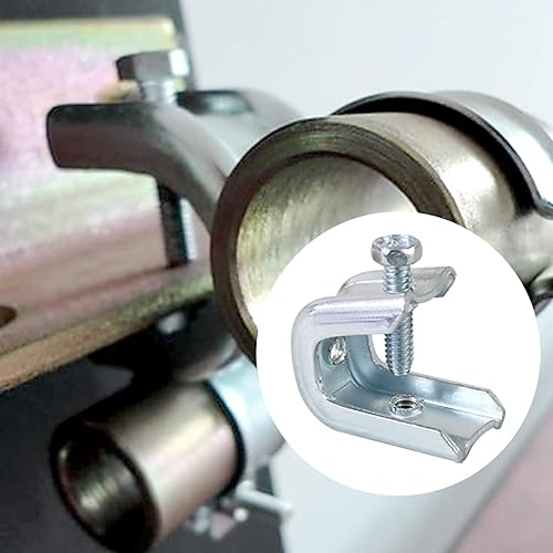 Miniatura 7 de Bueyfolt Abrazadera de haz de 1/4"-20 para anillo de alambre roscado, abrazadera de acero chapado en zinc para bridas de 1/2 pulgada y varilla de