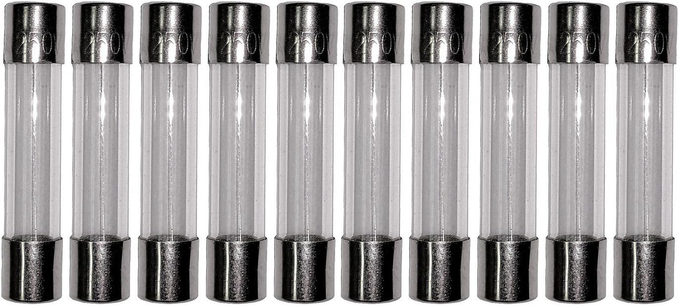 10 Qty. Divine Lighting AGC 300mA Fast-Blow Fuse 250v AGC300mA; AGC 300 mA AGC 300mA Fast-Blow Fuse. Glass 1/4 in x 1.25 in