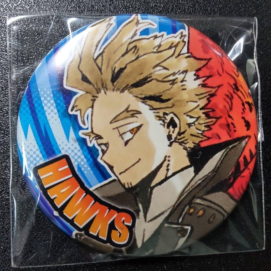 僕のヒーローアカデミア ホークス 缶バッジ