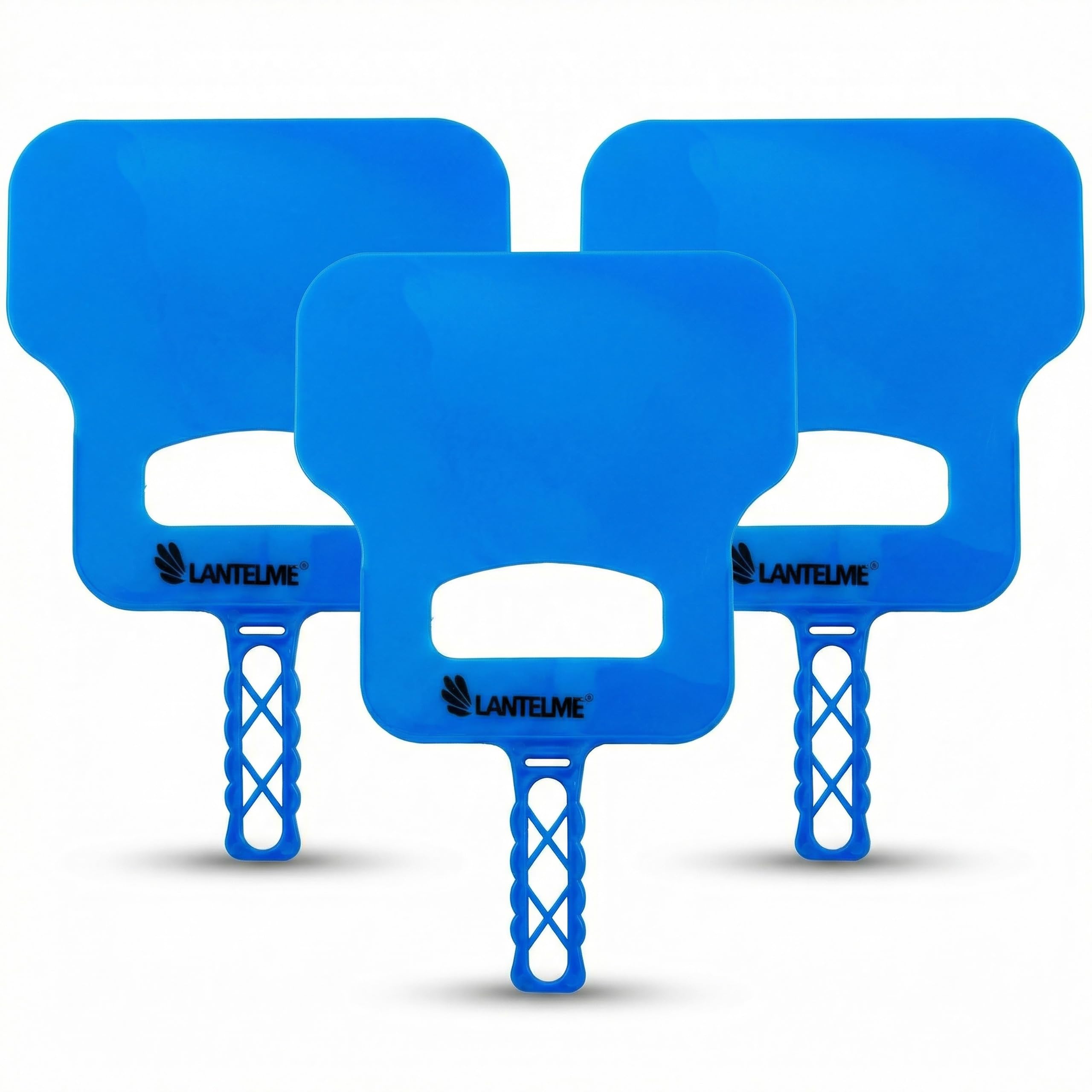 Lantelme Lot de 3 Éventails de Barbecue 20 x 30 cm Aide Allumage sans Chimiques