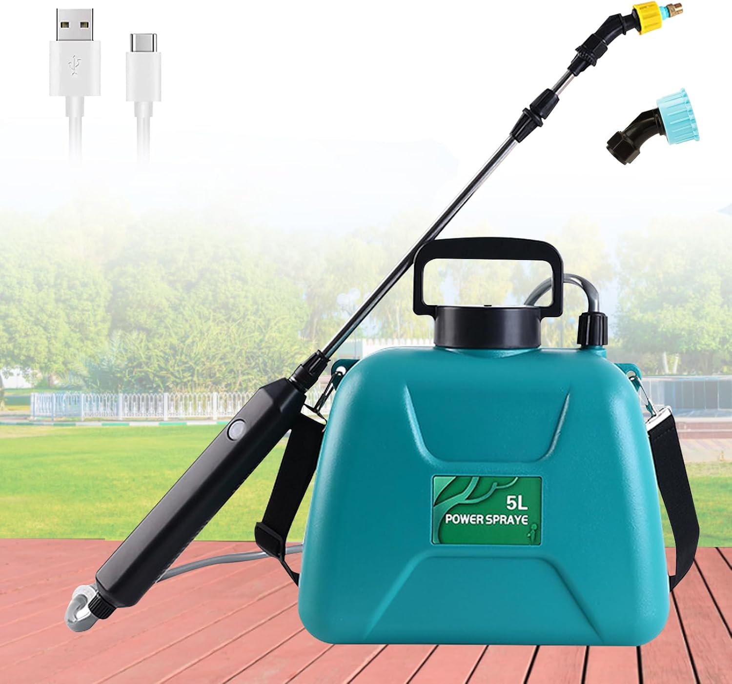 Electric Sprayers in Lawn and Garden, 1.35 Gallon/5L