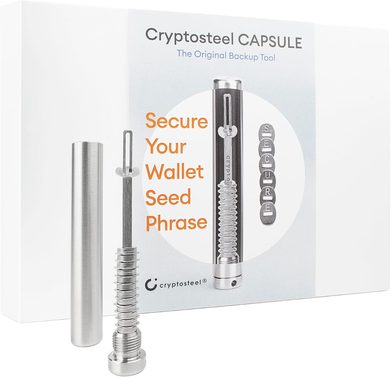 Steel Cold Wallet for Bitcoin and Cryptocurrency Jamaica | Ubuy