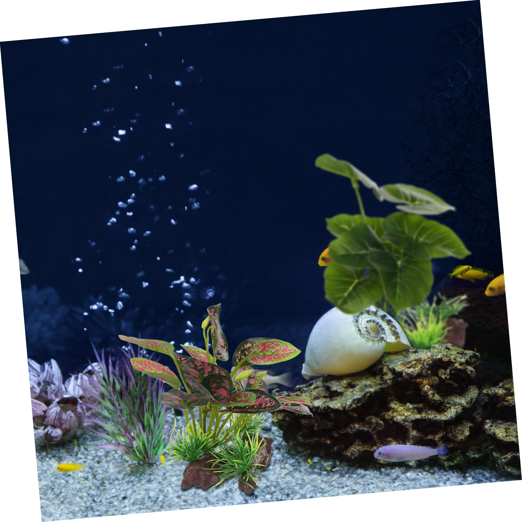 6stücke Künstliche Aquarium Pflanzen Hochwertige Dekoration Für Aquarien Realistische Wasserpflanzen Für Harmonisches Unterwasser-ökosystem Pflegeleicht Und Langlebig