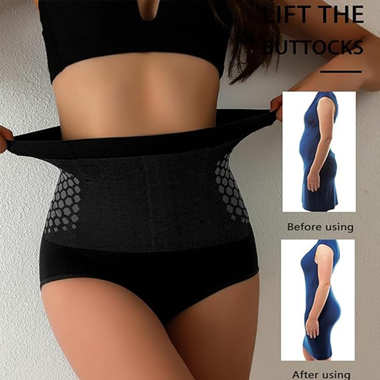 Shorts brûle Les Graisses 4 en 1, Shorts Sculptant thermogénique, Short Sculptant Les Particules, modelant Le Corps Taille Haute, raffermissant