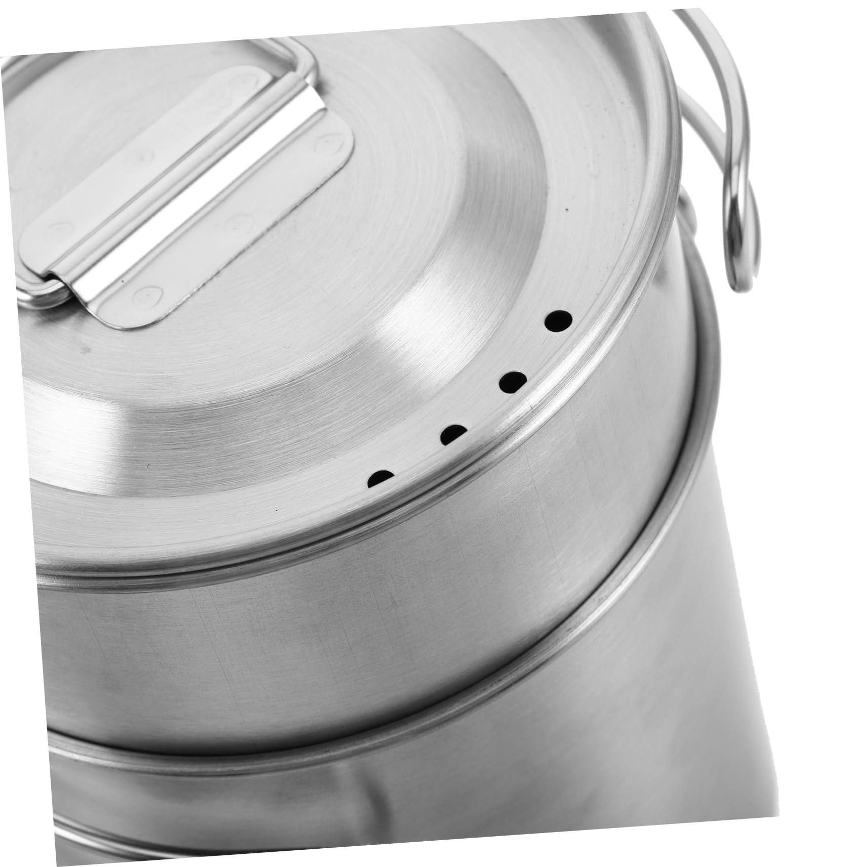 2 Stück Campingbecher aus Edelstahl mit Klappbarem Griff, Silber | Leicht und Stapelbar für Camping und Backpacking, Oktoberfest Deko für Kaffee und Bier