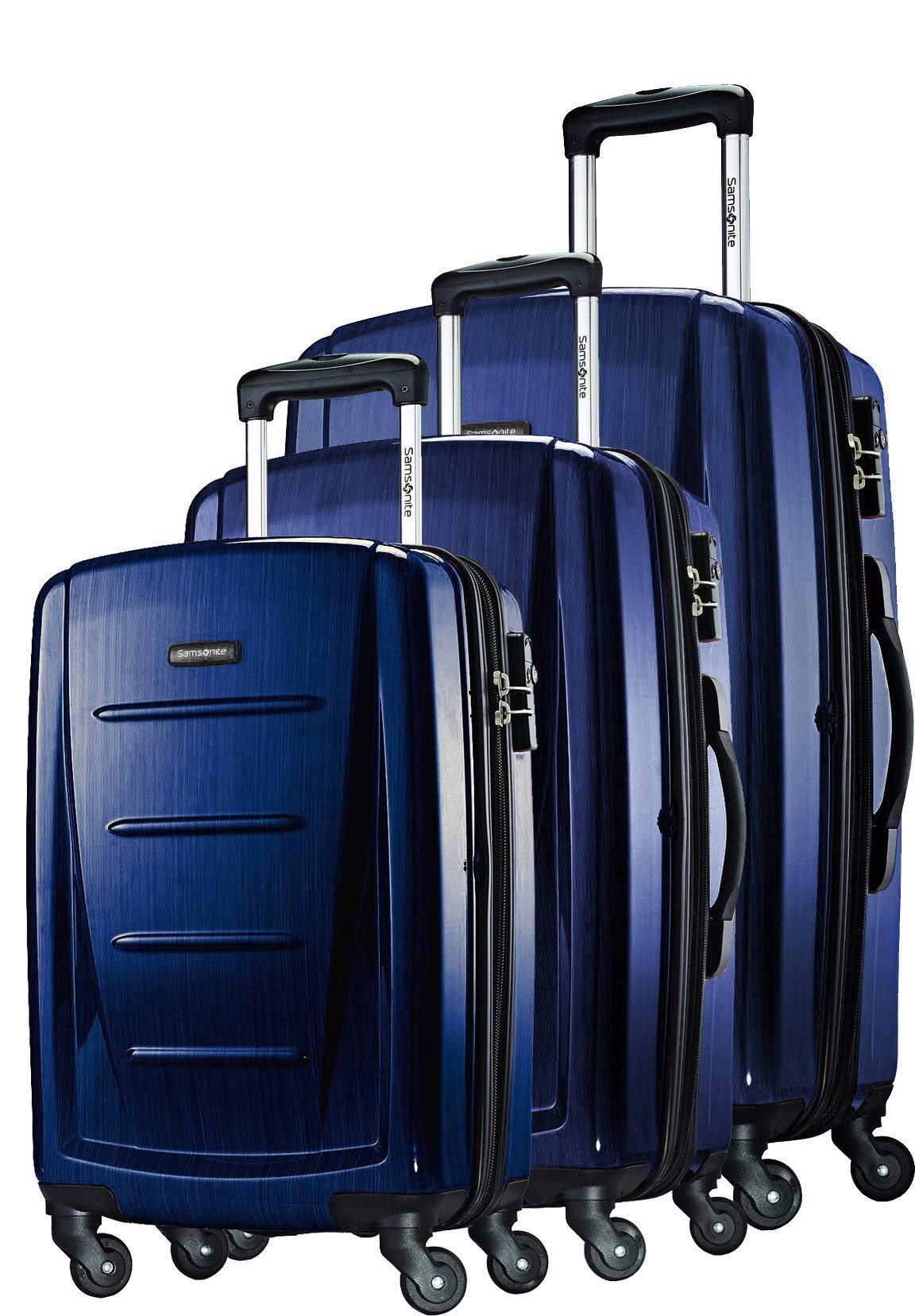 Samsonite Winfield 2 Hardside Luggage with Spinner Wheels, Navy, 3