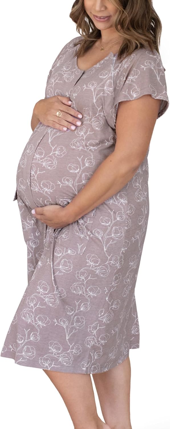 Kindred Bravely Labor and Delivery Gown, 3 in 1 Hospital Gowns for Women Labor Delivery