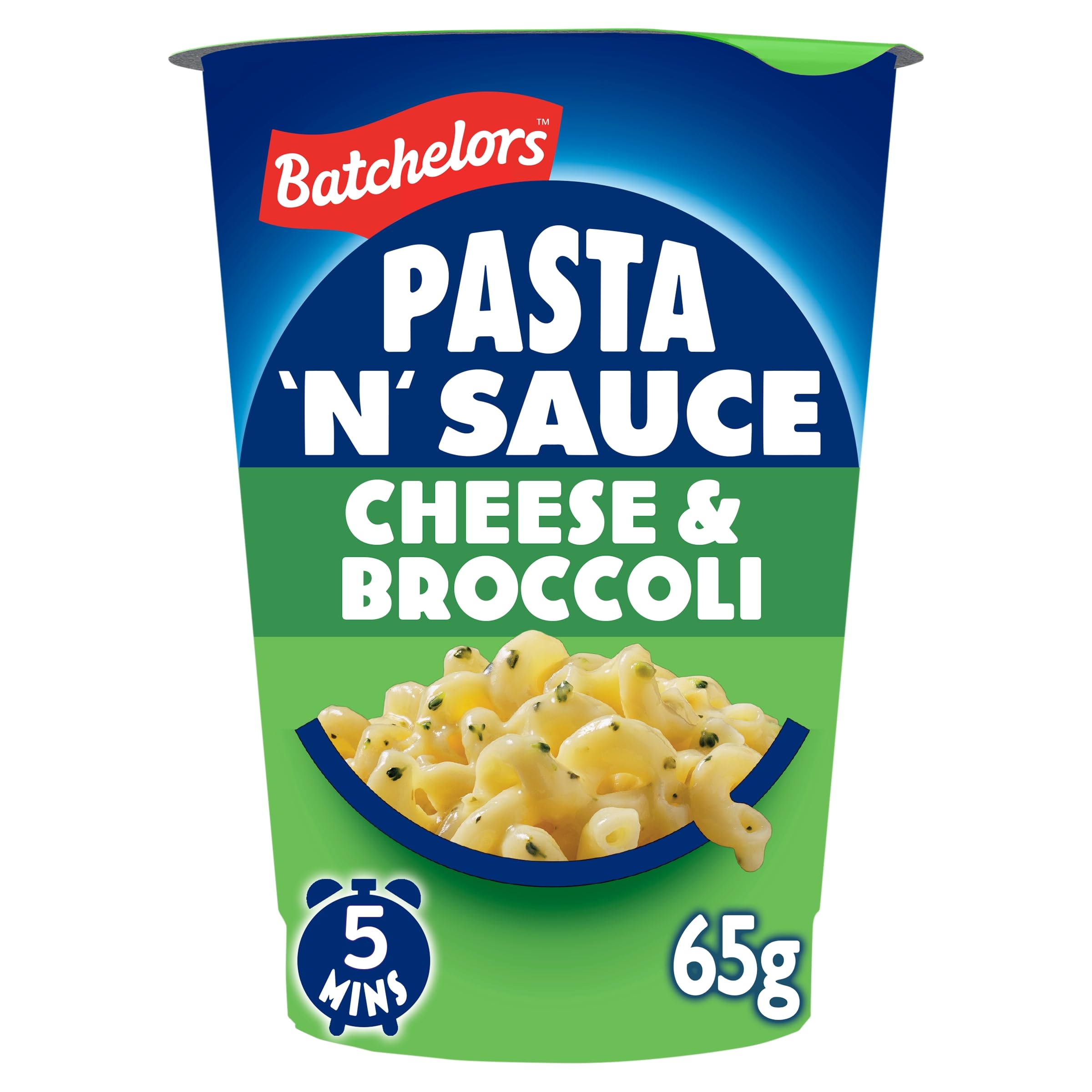 Batchelors Pasta 'n' Sauce, Cheese & Broccoli Instant Pasta Pot, 65 g