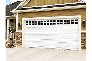 2 Car Garage Kits: Magnetic Garage Door Windows