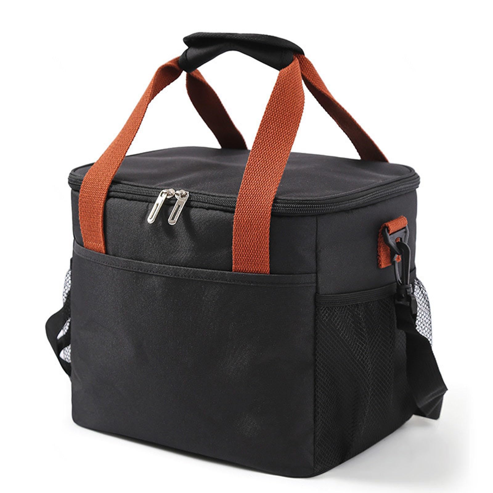 Glacière Souple 15 L avec bandoulière, étanche et réutilisable pour Homme et Femme, Parfaite pour Le Travail, l'extérieur, Le Camping et Les Voyages.