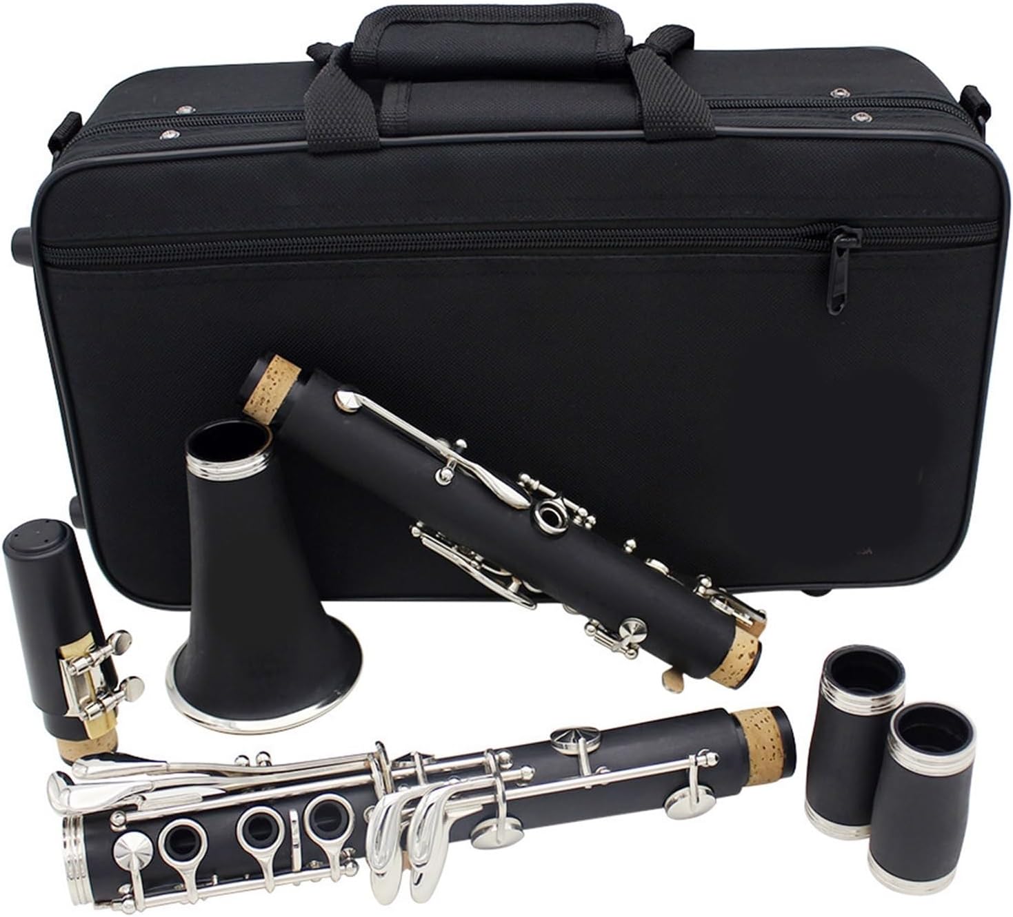 B flat 17 key clarinet elegant black professional performance wind instrument Clarinet