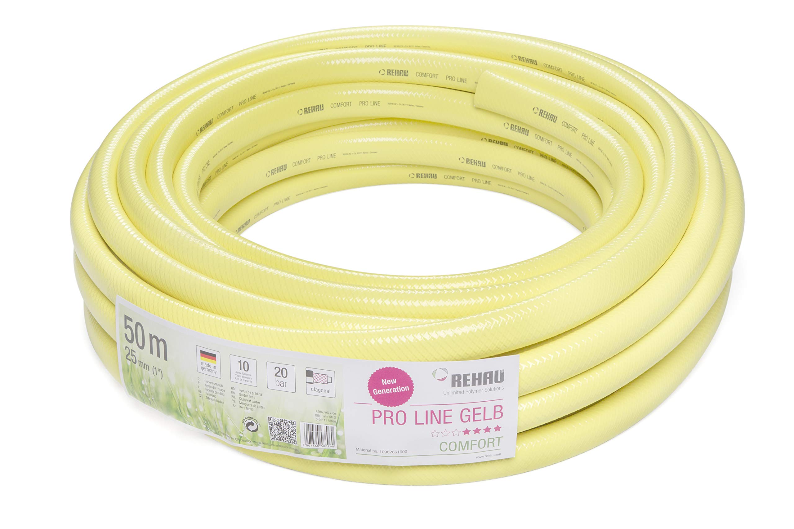 REHAU Tubo da giardino PRO LINE 1 pollice 50 m: materiali ecologici, privi di sostanze nocive, buona maneggevolezza