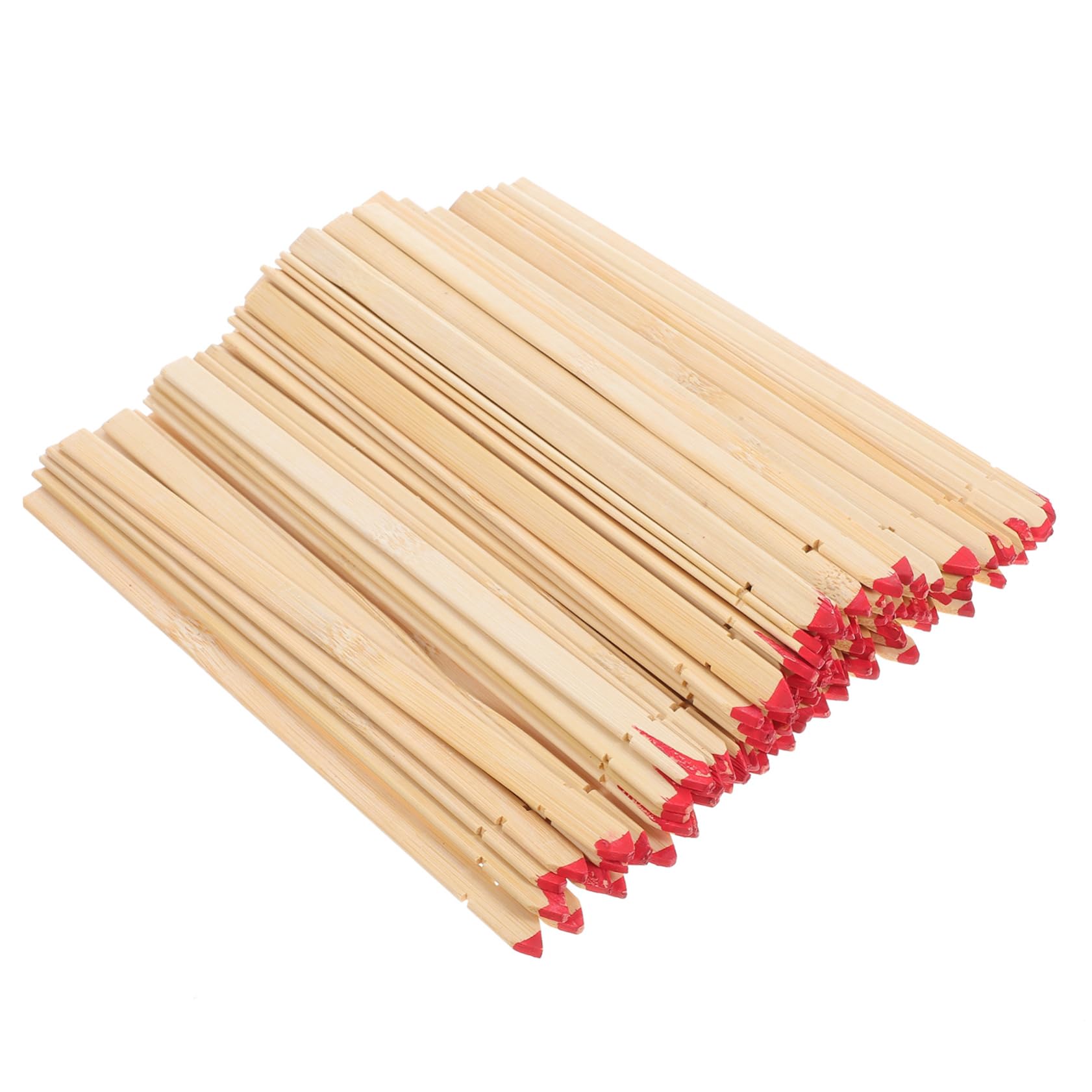 BESPORTBLE Chinese Decorations 100pcs Blank Bamboo Sticks Vintage Fortune Telling Sticks for Feng Shui Easy to Store