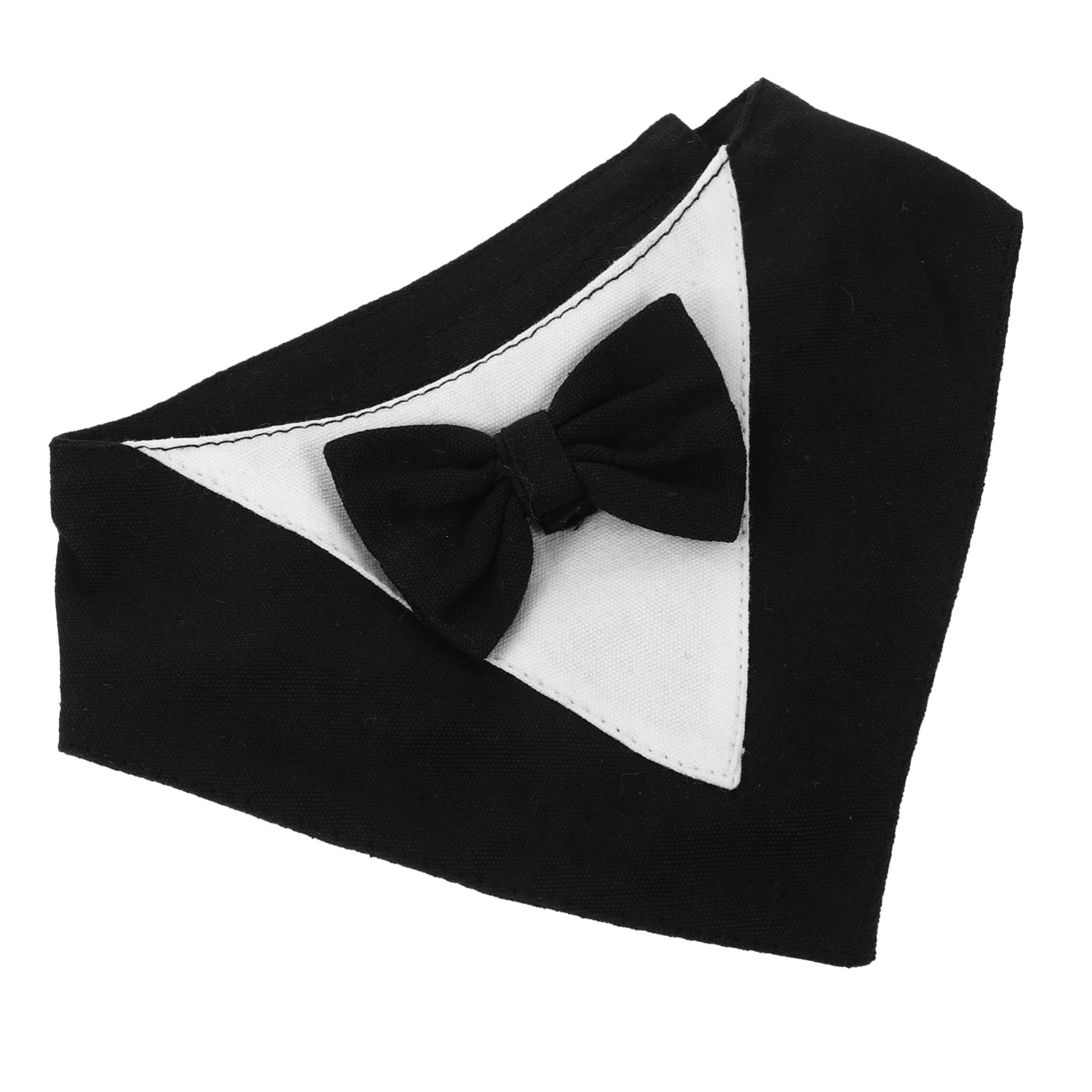 ifundom 5pièces Bandana pour Chien Polyester avec Nœud Décoratif Écharpe Ajustable pour Animaux De Compagnie Accessoire Élégant pour Fête Et Mariage
