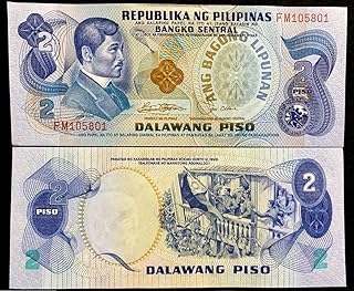 Philippines 2 Piso 1978 Banknote Currency Bill Note