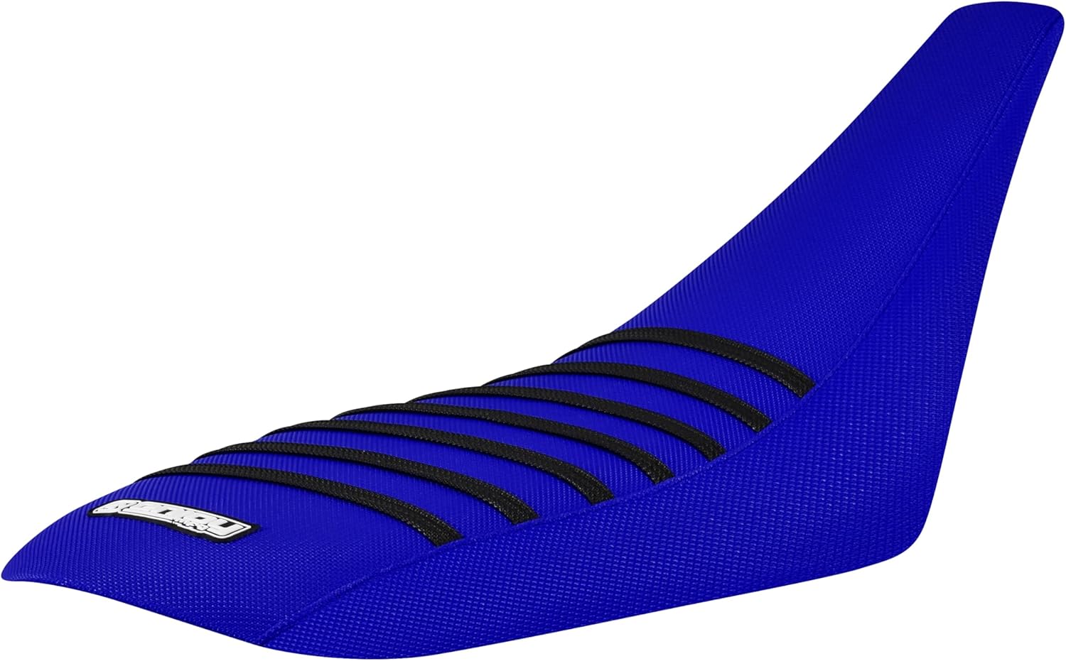 Enjoy Mfg Seat Cover - Compatible with Yamaha 2004-2013 YFZ 450 Quad ATV SEAT (All Blue/Black Ribs) #200