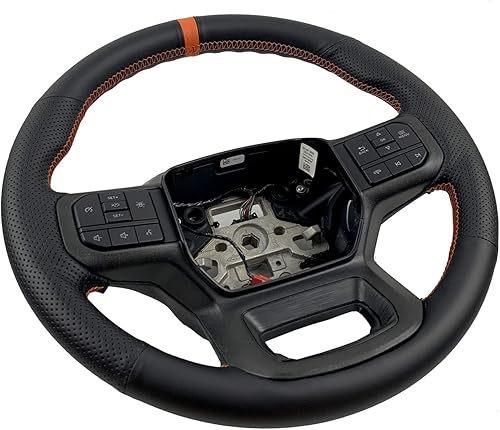 Miniatura 8 de Funda protectora para volante de uretano para Ford F-150 F150 XLXLTLimited 2021 2022 (marcador naranja)