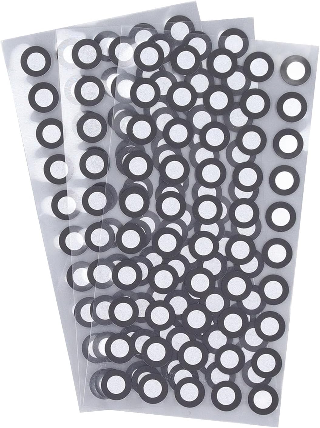 50Pcs Per Sheet, 3D Scanning Reference Point Markers, Accurate Tracking Dots, Reference Point Markers, and Diffuse Reflection for Precise Optical Tracking and 3D Scanning, ID 6mm