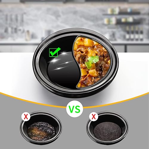 Miniatura 3 de Anbage Revestimientos de silicona para Crock-Pot de 6 cuartos de galón, forros reutilizables para olla de cocción lenta, sin BPA, a prueba de fugas,