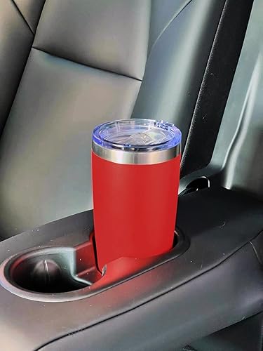 Miniatura 4 de Droitdoit Vaso de acero inoxidable de 20 onzas con aislamiento al vacío, doble pared, botella de viaje con tapa y popote para agua, té helado o