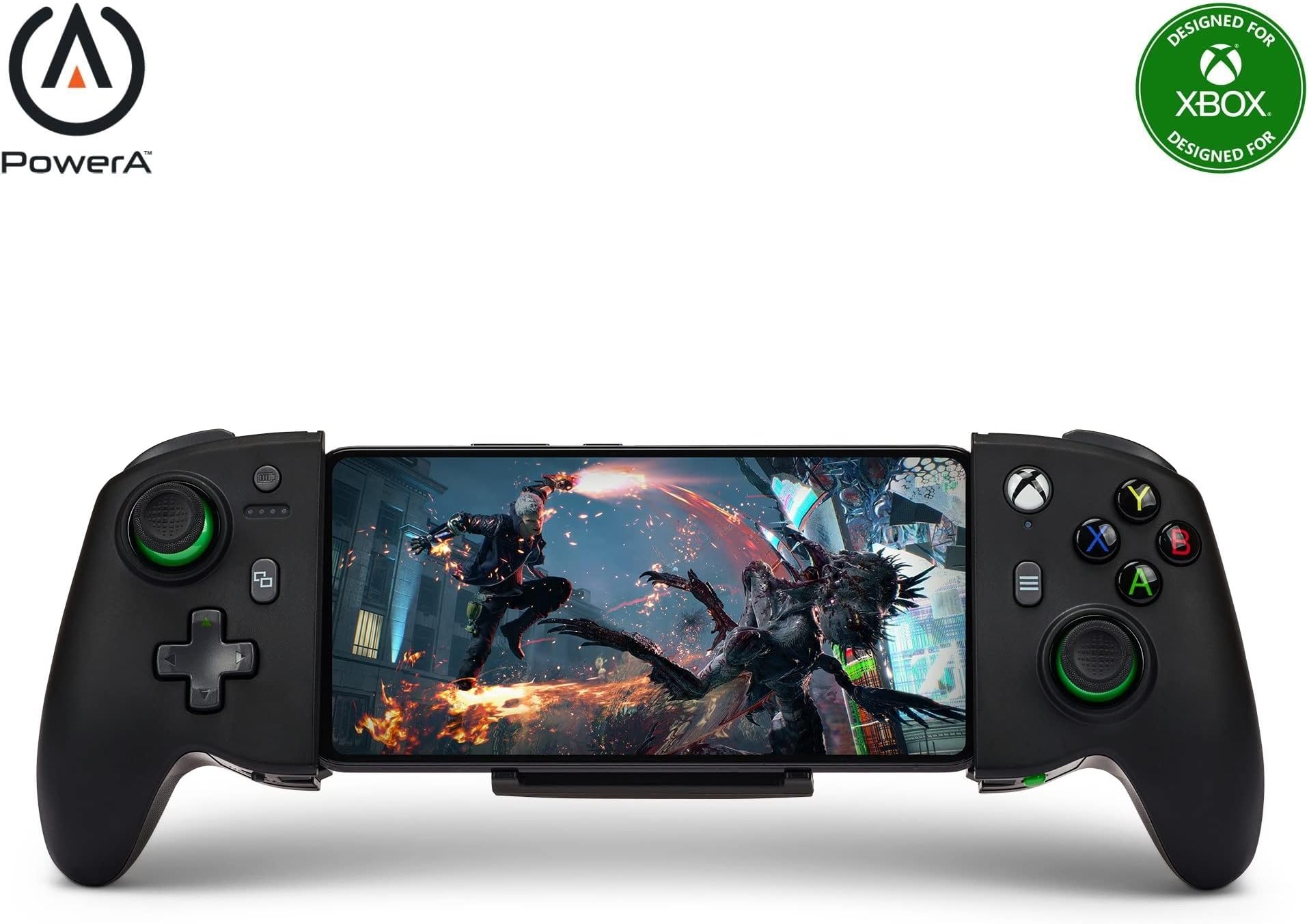 PowerA MOGA XP7-X Plus Bluetooth Video Game Controller for Android and PC, Telescoping Gamepad, Mobile Gaming