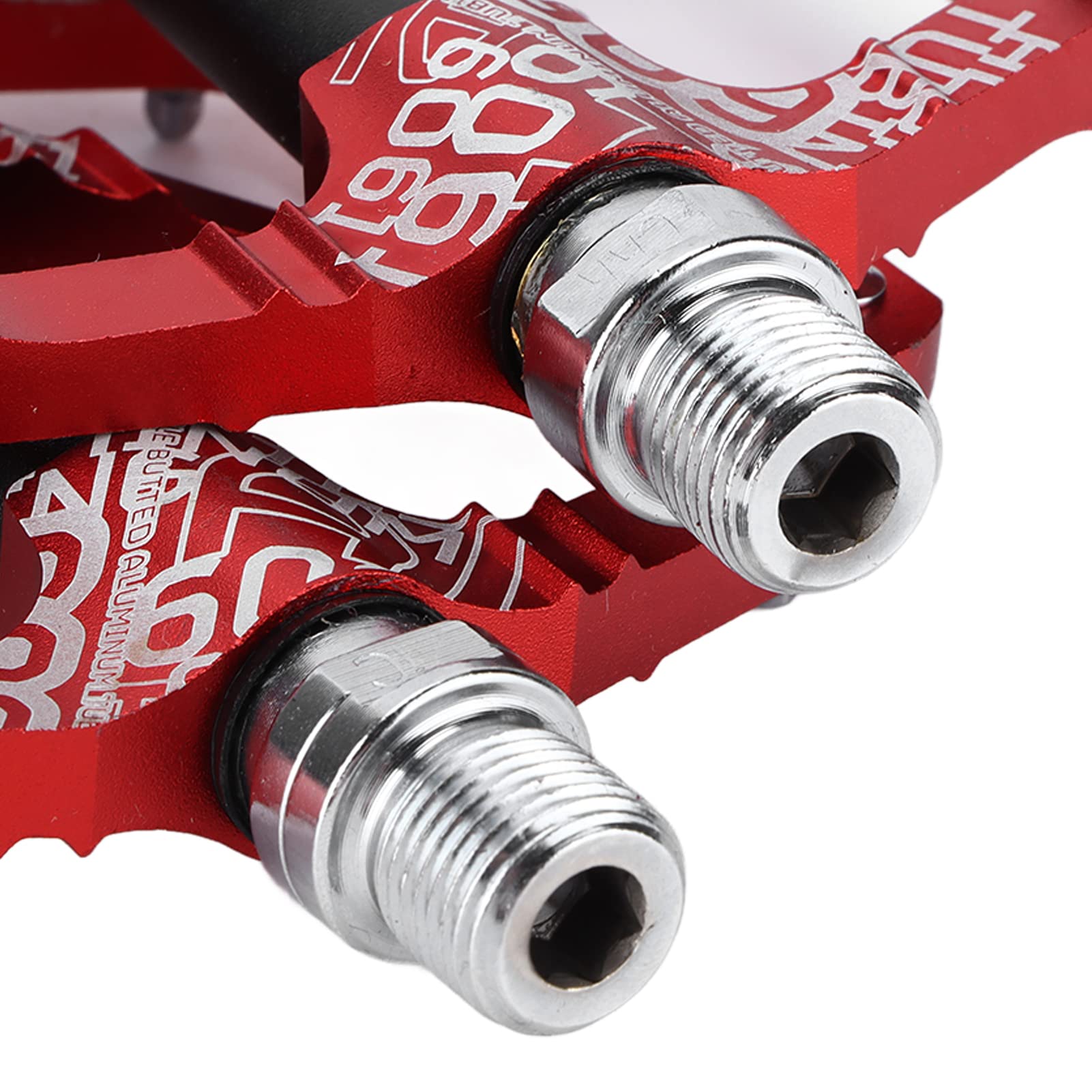 Pedal de Bicicleta de montaña Bicicleta de Aluminio Pedal de rodamiento de Aluminio Ultra Ligero Palin Pedal contra el Deslizamiento para Ciclistas