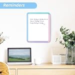 VUSIGN Small White Board Dry Erase, 8.5'' x 11'' Dry Erase Board, Mini Whiteboard with Markers for Fridge, Wall, Locker