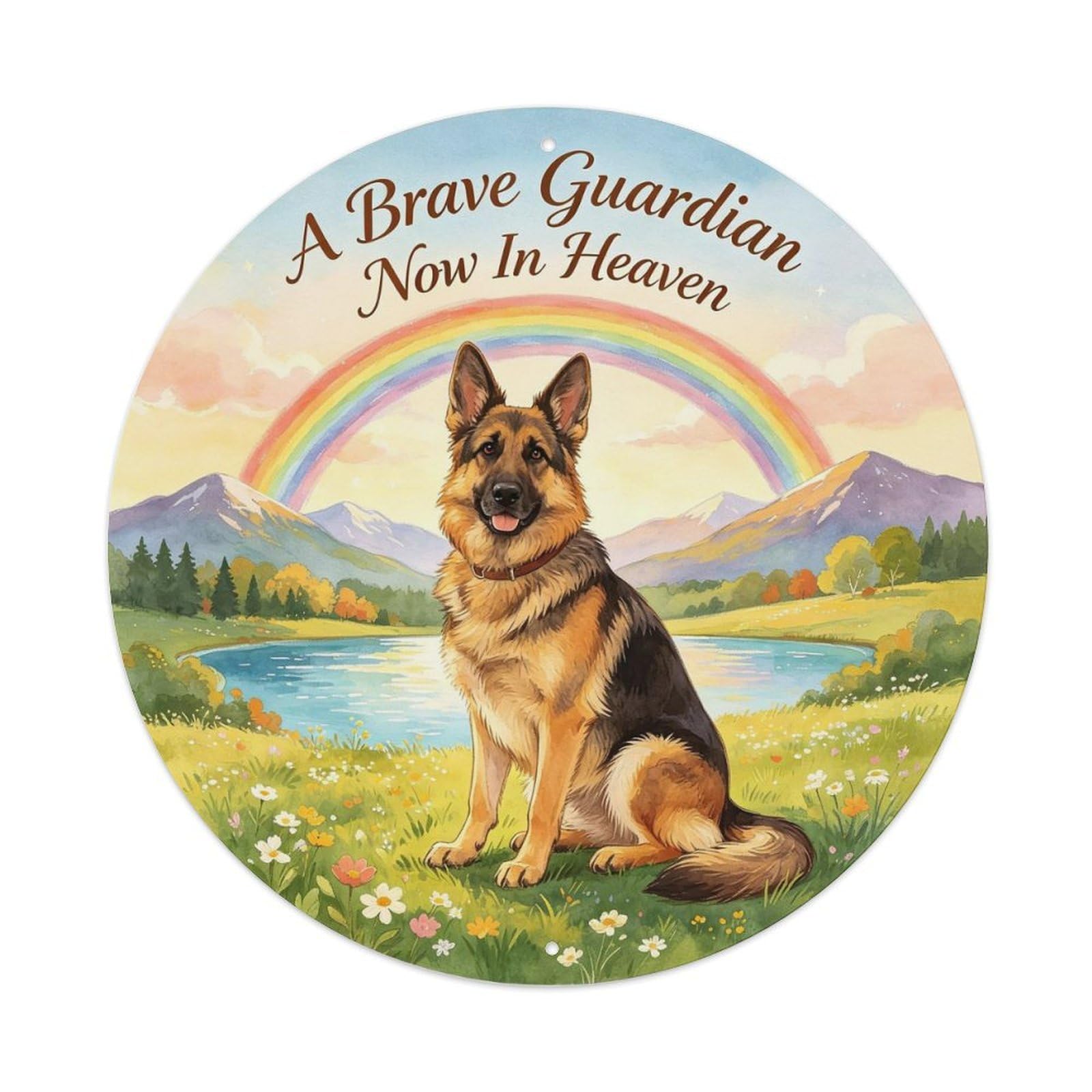 A Brave Guardian Now Metal Tin Sign Plaque