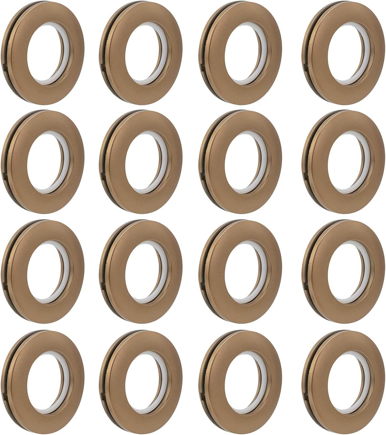 WCIC 16PCS Curtain Grommet Kit 40mm Plastic Curtain Grommets DIY