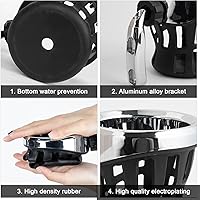 Vista 5 de PSLER Soporte universal para manillar de motocicleta para Dyna Fat Bob Touring Road Glide Street Electra Glide Softail 1996 en adelante Goldwing