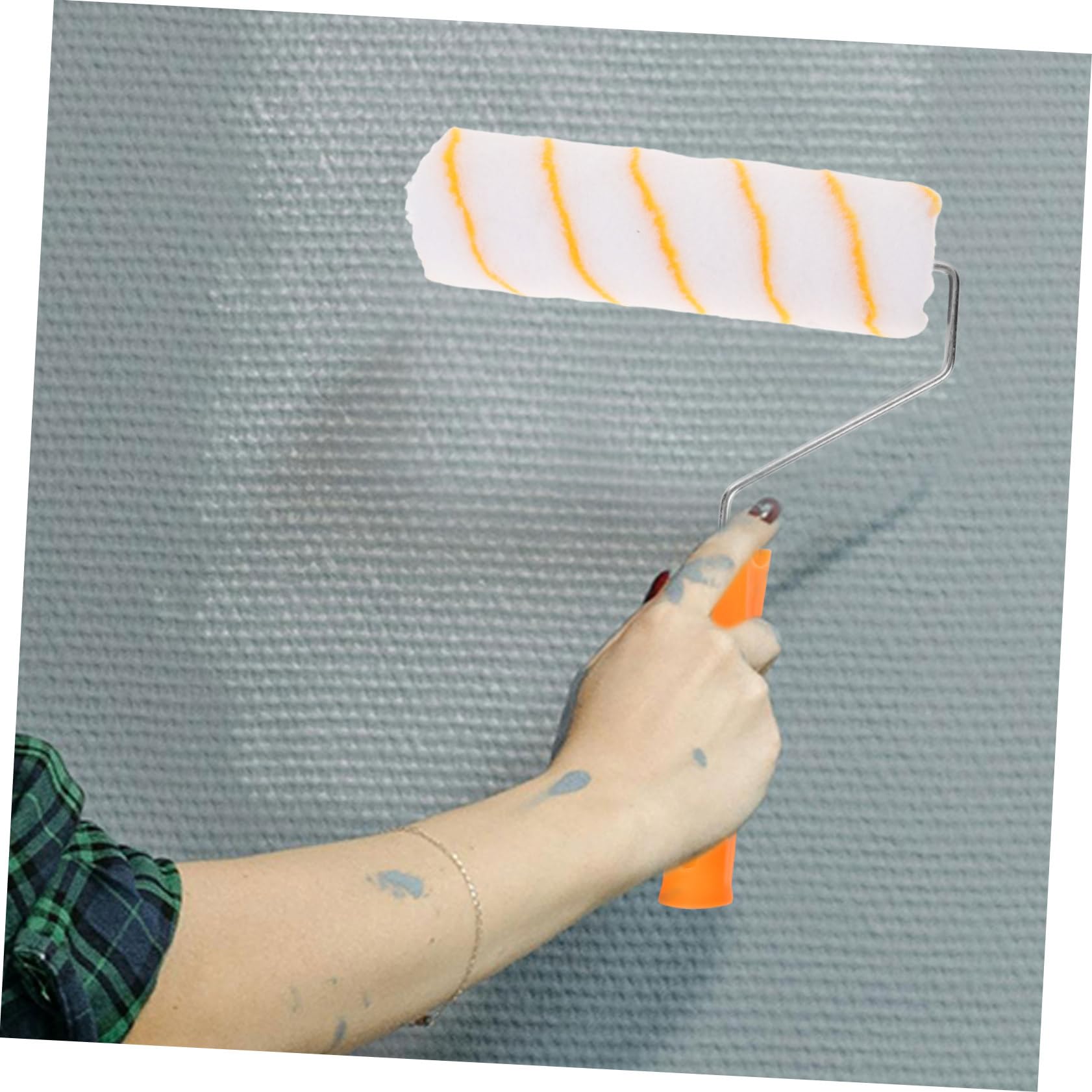 SHINEOFI Cepillo De Rodillo Telescópico Para Paredes Herramienta De Pintura Portátil Con Varilla Extensible Suministros De Pintura Para Mejoras Del Hogar