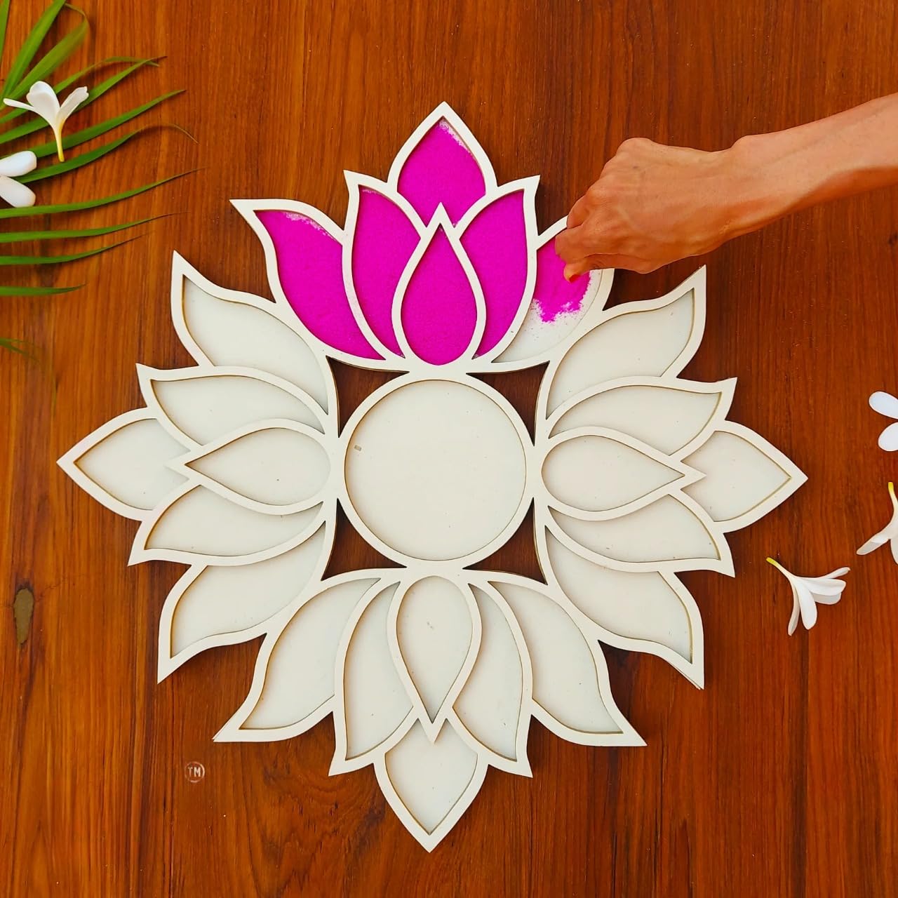 Rangoli Stencils Mats Reusable Rangoli Template Diwali Decoration Items for Home Decor, Rangoli Making Tools Kit for Pooja Room Floor Entrance Temple Decor (12 Inches) (Style 2) (B0DF53KSCQ) Amazon Price History, Amazon Price Tracker