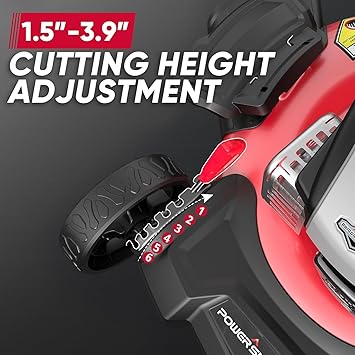 PowerSmart Push Lawn Mower, 21 Mower with B&S 125cc Engine, 2-in-1 Mulching and Side Discharge, Corded Push Lawn Mowers for Garden Yard