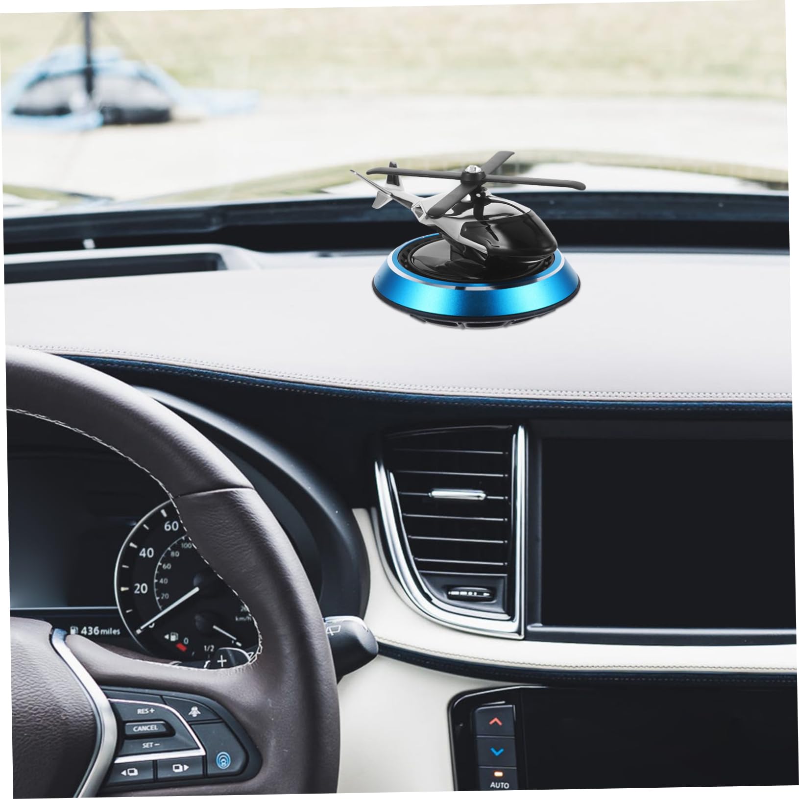 5pezzi Decorazione Per Auto Diffusore Aromaterapico Elicottero Profumazione e Decorazione Per Veicoli
