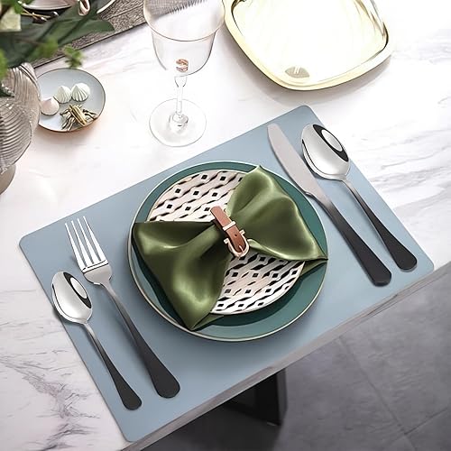 Miniatura 7 de Juego de cubiertos de 24 piezas, juego de cubiertos de acero inoxidable con soporte para cubiertos, moderno juego de vajilla para comer incluye