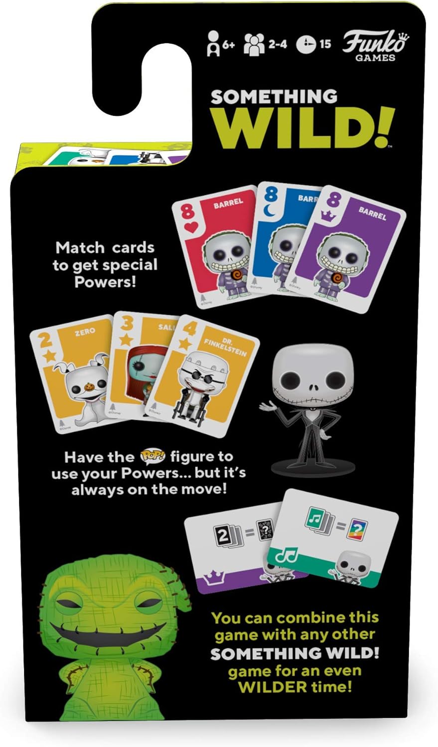 Funko Something Wild Family Card - The Nightmare Before Christmas(Includes Collectable Mini POP!) Ideal for Children Ages 6 and Up - Fun for The Whole Family Board Game 51891