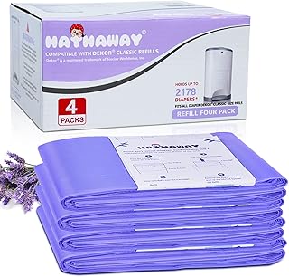 JOCCIK おむつポット 取替えロール Korbell互換 おむつペール、 キティペール カートリッジ 替えロール 4個セット(互換品)