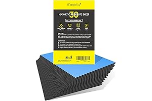 Magicfly Magnetic Sheets with Adhesive 4" x 6"
