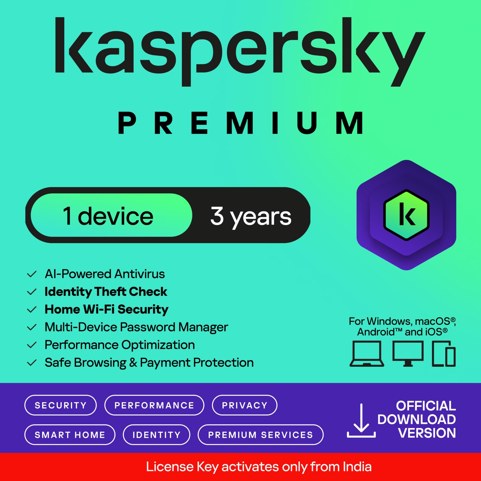 Kaspersky | Premium - Total Security (Ultimate Security) | 1 Device | 1 Year | Email Delivery in 1 Hour - No CD — Amazon image 6