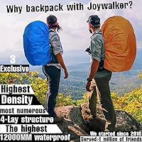 Vista 2 de Joy Walker Funda impermeable para mochila a prueba de lluvia, 12000mm ultra impermeable, capas multicapa ultra resistentes mejoradas, correa