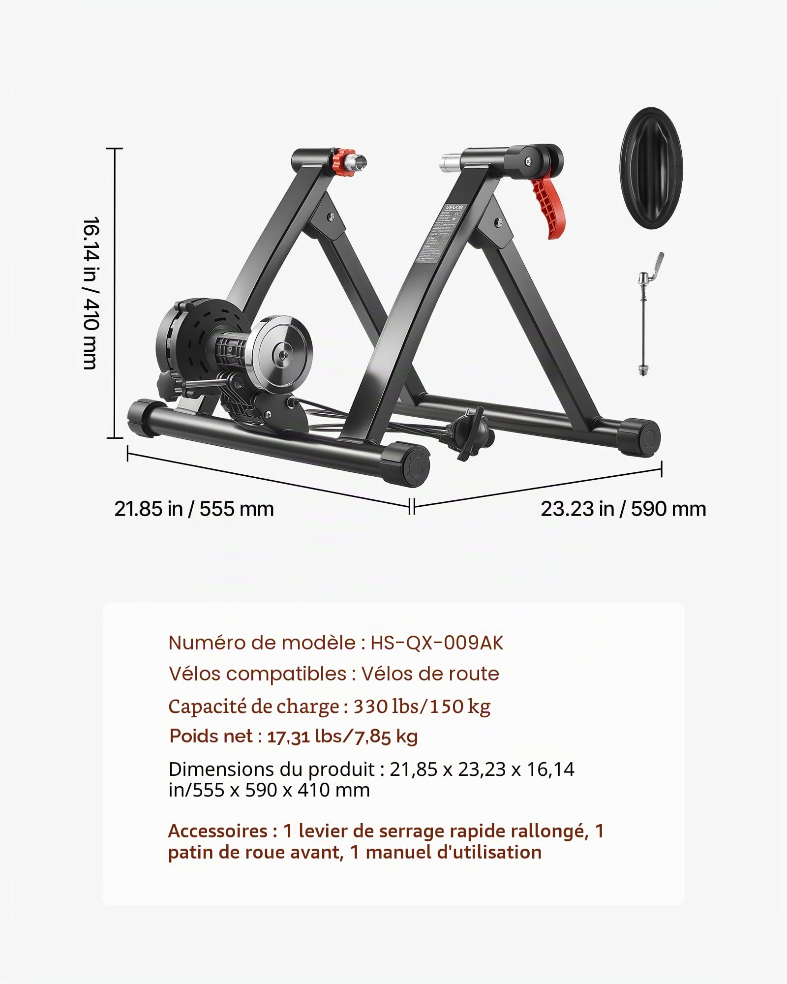 VEVOR Entraîneur de vélo