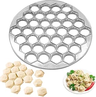 Dumpling Mould Ravioli Maker 9.84inch 37 Holes Aluminium Alloy Reusable Washable Dumpling Maker Home Kitchen Restaurant Ravioli Dumpling Mould