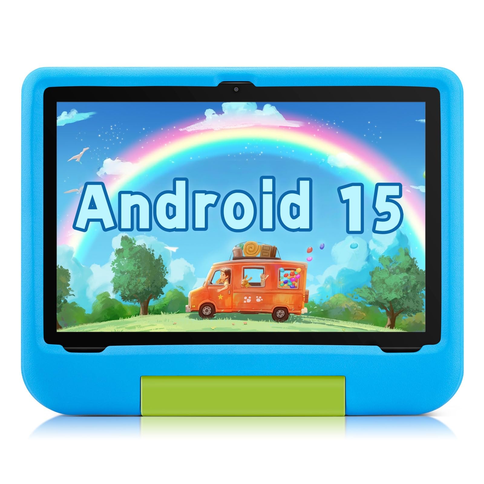 Tablet for Kids 10.1 Inch Android 15 Kids Tablet, A523 Octa-Core, 8GB RAM 64GB ROM, 1TB Expandable via Micro SD, WiFi 6 (2.4G+5G), EVA Case, Blue-image-39