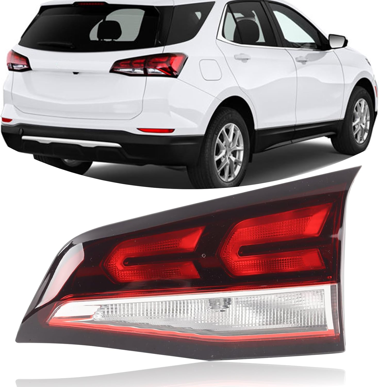 RH Halogen Inner Tail light Assembly Fit For 2022-2023 Chevy Equinox LS LT Tail Rear Light Right Passenger Side Replacement 85132090