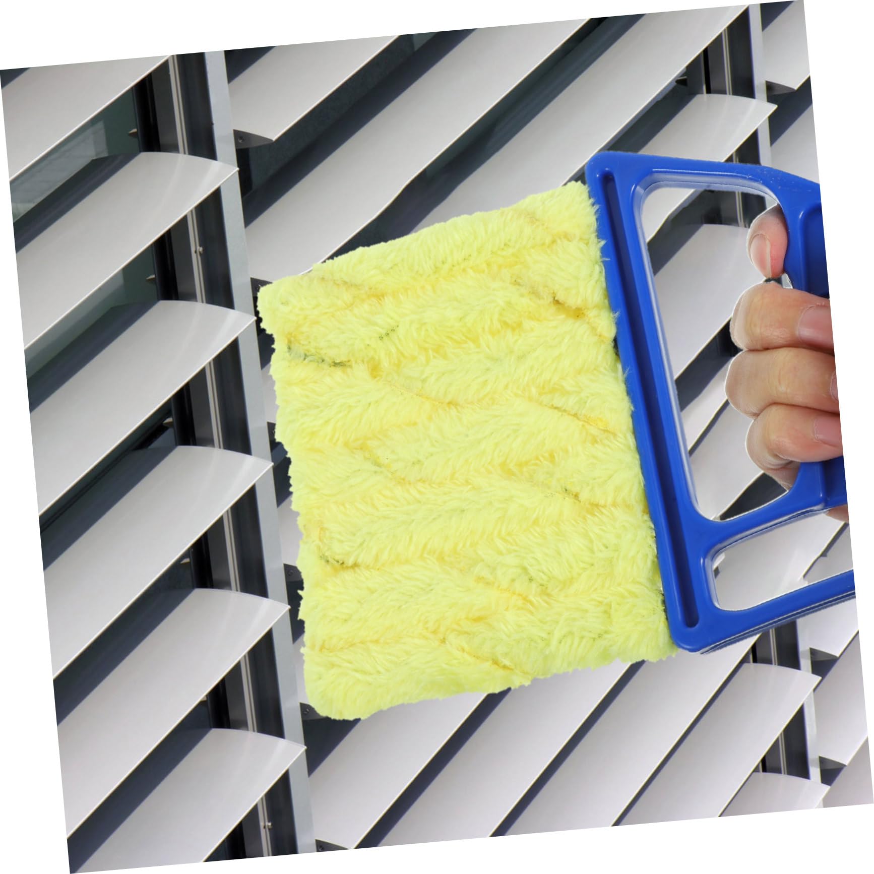Healeved 5piezas Limpiador De Persianas Portátil Cepillo De Mano para Cortinas y Aire Acondicionado Herramienta De Limpieza para Hogar y Oficina Ahorra Espacio y Fácil Almacenamiento para