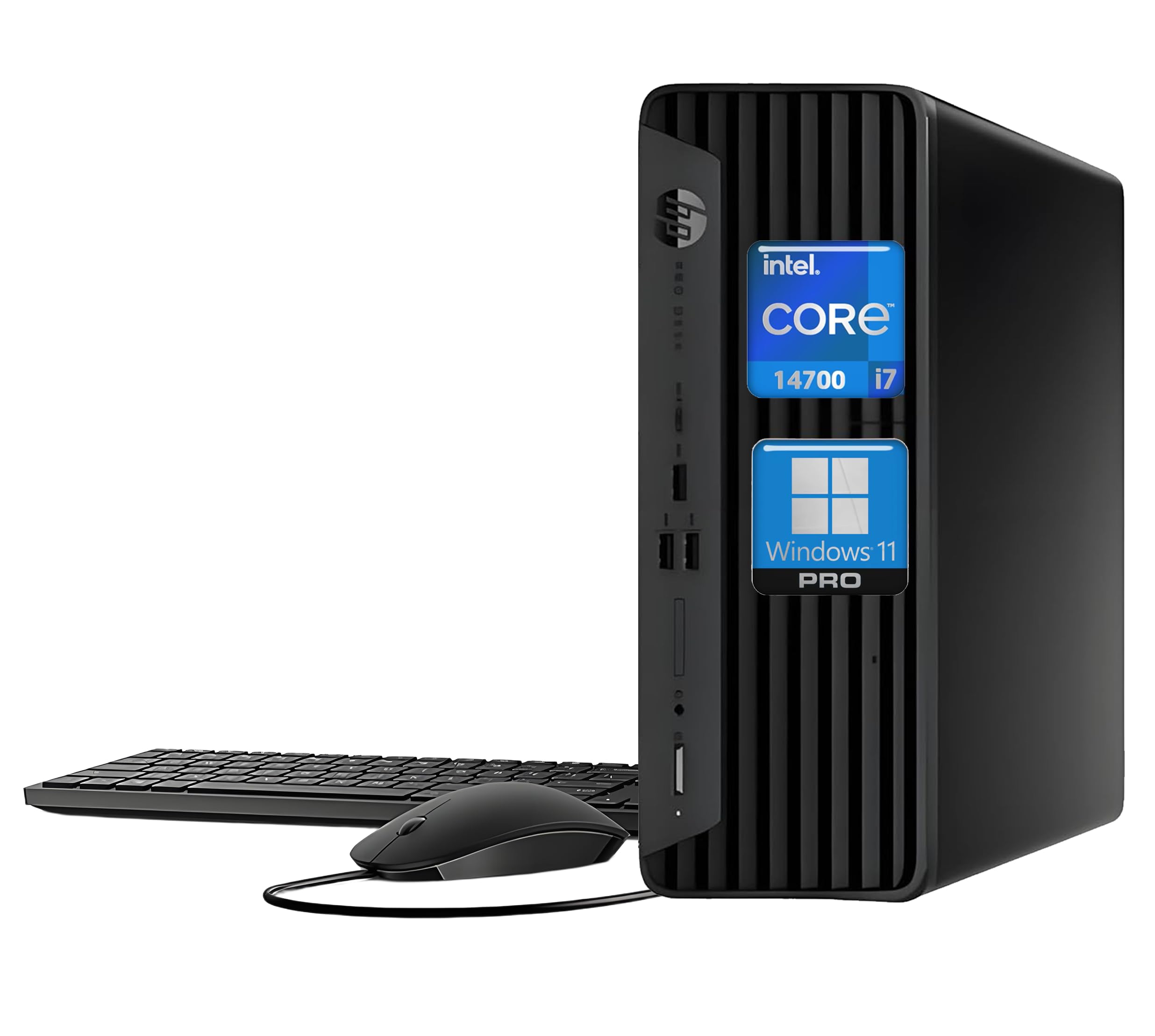 HP ProDesk SFF 400 G9 Business Desktop Computer, 14th Gen Inte i7-14700(20-Cores/28-Threads), 16GB DDR5 RAM, 512GB PCIe + 1TB HDD, Small Form Factor,