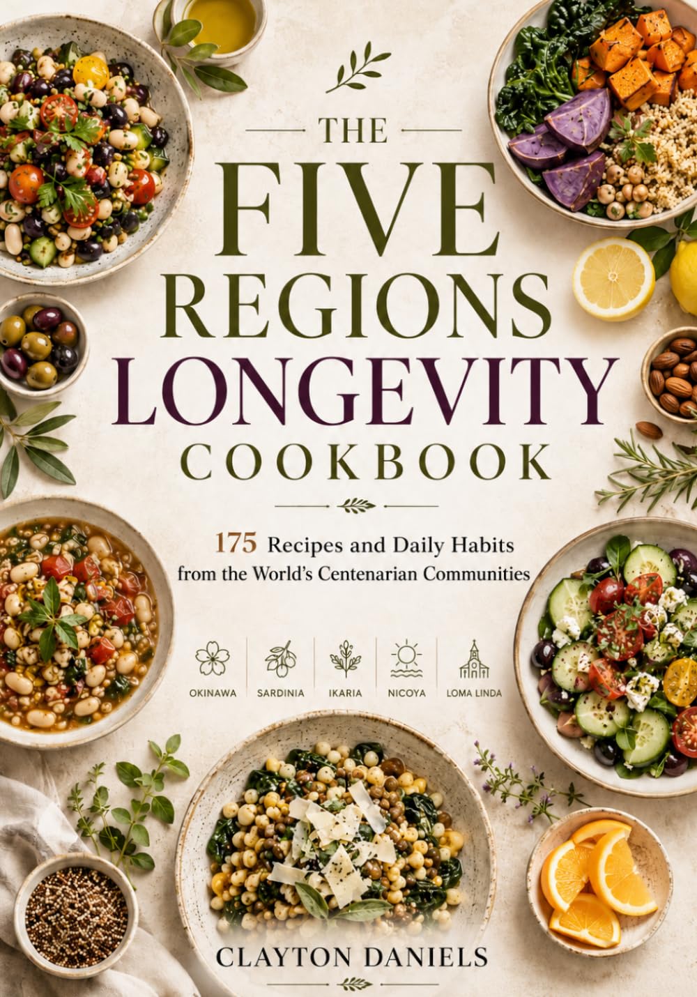 The Five Regions Longevity Cookbook: 175 Recipes and Daily Habits from the World’s Centenarian Communities